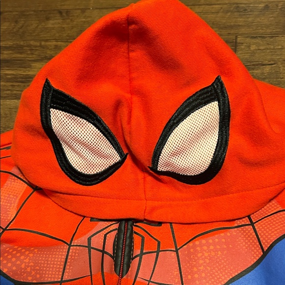 Marvel Spiderman Hoodie - Red and Blue - 4T - Picture 3 of 7